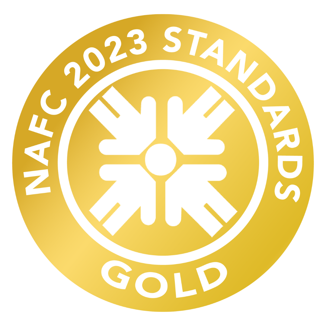 Fundo transparente dourado NAFC 2023